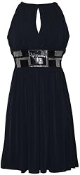 Stretch Jersey Knee-length Holiday Party Cocktail Dress Sequin Trim