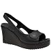 crocs Women's Havana Slingback Wedge,Black/Black,Women's 6 M