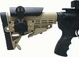 Command Arms Accessories ACP Stock Black Adjustable Cheek Piece CBS Collapsible Stock by Command Arms Accessories