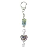 Murano Glass Pink Keychain