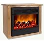 Heat Surge Fireplace with Amish Made Mantle Oak