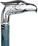 (ロイヤルケイン) royal cane クロム プレート イーグル ヘッド ウッド シャフト 杖 81.25cm