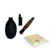 Set di pulizia Kit Nero con 4 Funzioni - Penna Lente Penna Lente / Silicon Dispositivo Issuflazione d'Aria / Panno per Canon Nikon Sony Olympus Fuji Panasonic Pentax DSLR