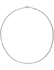 18K White Gold Diamond By The Inch Necklace 16 Inch