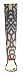 Tribal Design Tattoo Sleeeve - Black Ink - One Size Fits All