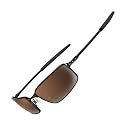Oakley Polarised TI SQUARE WIRE Polished Black/ VR28 Black Iridium Sunglasses (Polished Black,VR28 Black Iridium)