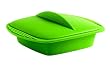 Orka A68908 Silicone Square Steam Cooker, Green