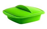 Orka A68908 Silicone Square Steam Cooker, Green
