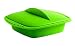 Orka A68908 Silicone Square Steam Cooker, Green