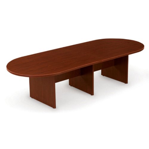 Contemporary Racetrack Conference Table 10' American Cherry