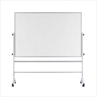 Freestanding Reversible Boards - Both sides Pro-Rite Markerboard - Aluminum Frame Size: 4' x 6'