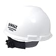 Dewalt DPG10-WHC Heavy Duty Hard Hat with Ratchet Suspension and Universal Accessory Slots, White