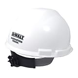 Dewalt DPG10-WHC Heavy Duty Hard Hat with Ratchet Suspension and Universal Accessory Slots, White