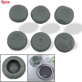 6PCS Gray Silicone Grip Case for XBOX 360 Controller