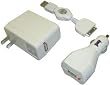Apple iPod Nano 3-in-1 Battery Charger Package (AC, Car, and USB)