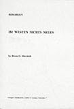 Remarque Im Westen Nights Neues (German Edition)