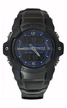Casio G Shock Men's Black Dial 2 Hand Watch GS300C N2BVT