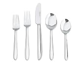 J.A. Henckels Premiere Series Danube 45-Piece Flatware Set Plus Hostess Set, Service for 8