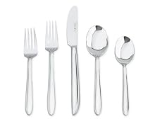 J.A. Henckels Premiere Series Danube 45-Piece Flatware Set Plus Hostess Set, Service for 8