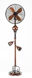 Deco Breeze Byzantine Standing Floor Fan and Light Combination