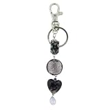 Murano Glass Purple Keychain