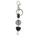 Jewelry : Murano Glass Purple Keychain