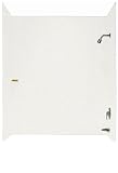Swanstone SS-60-3-072 Three Panel Tub Wall Kit, Pebble Finish