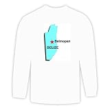 Long Sleeve T-shirt with map, vector, latin