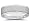 7 mm Brushed Center Comfort-Fit Men's Wedding Band in 14k White Gold