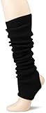 IMAGE OF Harmonie Womens 18 Inch Ribbed Legwarmer With Stirrup, Black, One Size