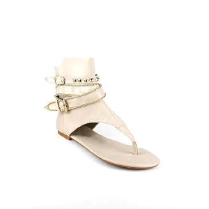 Strappy Ankle Cuff Thong Sandal