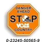 Tennessee Volunteers Stop Sign **