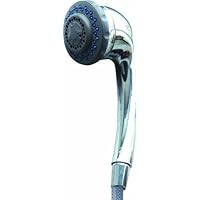 Shower Filter, Chrome, Handheld w/ hose and mount, w/ replaceable Cartridge.