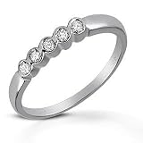 Forzieri 18K White Gold Diamond Band