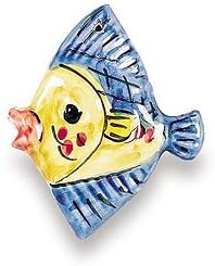 Hand Painted Angelfish - Handmade in Italy