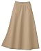 National Denim Gored Skirt, Khaki, 10