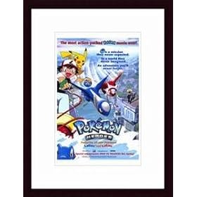Pokemon Heroes, Art Poster with Wood Frame, poster size: 11" x 17"