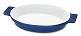 Cuisinart Chef's Classic Ceramic Bakeware 9-Inch Open Oval Baker, Blue