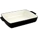 from Sussex Supplies Cast Iron Cookware to Tableware Rectangular Roasting Dish (Black) - 36 x 21 x 6.5cm - Offers attractive presentation from the oven to the table