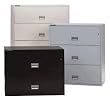 SentrySafe 3HC36-5000 Steel Gray Lateral 3 drawer 36 Inch wide lateral fire impact file