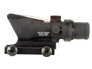 Trijicon ACOG 4x32 w/RdChvrn BAC FlTp Ret Gun Scope TA31F