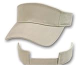 Blank Khaki Adjustable Visor