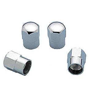 Mr-Gasket-3663-Chrome-Hex-Valve-Stem-Cap