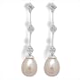 Peach Gredal Freshwater Cultured Pearl Earring