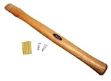 Dalluge Tools 3000 17 Straight Hickory Replacement Hammer Handle for 2000, 2100, 2110, 2400, 2410 & 2600 Hammers with Original Eye Size (03000)