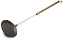 Rome's #1024 Family Campfire 6 Inch Cast Iron Skillet with Steel and Wood Handle