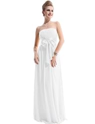 Apparel: HE09060WH18, White, 16US, Ever Pretty Summer Dresses Maxi For WOmen 09060