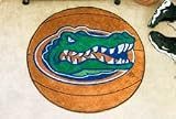 NCAA FLORIDA GATORS BASKETBALL SHAPED DOOR MAT RUG