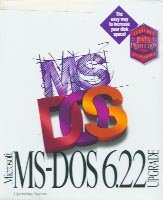 Software: Microsoft MS DOS 6.22 Upgrade  3.5
