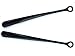 Lot of 2 Extra Long Shoe Horns Black Plastic 18.5 by KS